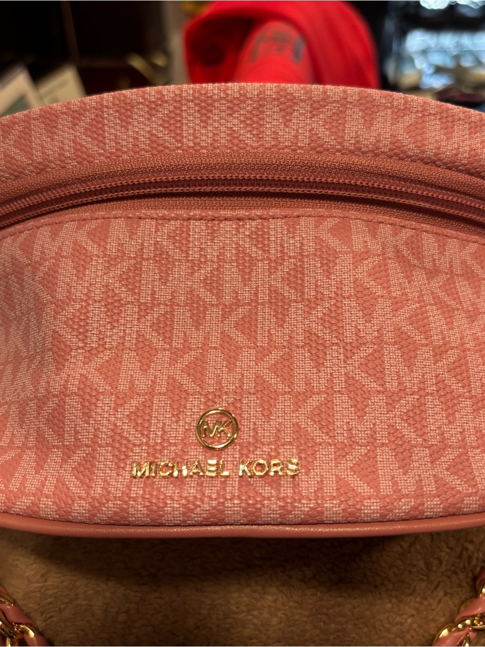 Michael Kors Pink Signature Logo Crossbody Bag ~ Fanny Pack  ~ Like New!